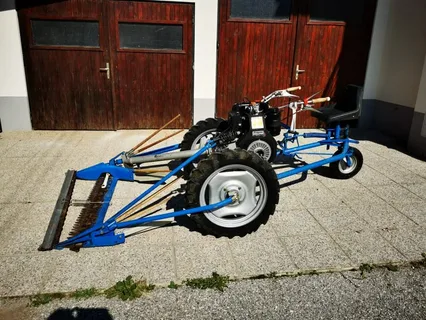 تصویر 1 از دروگر گندم بدون تراکتور برای برداشت مستقل و کم مصرف